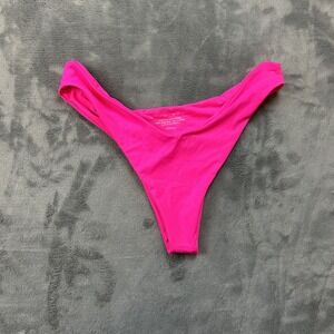 Ayra Swim Bikini Bottom Womens Medium High Leg Thong Made in California Swimwear